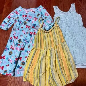 3 Colorful Kids Dress Set size 6-8